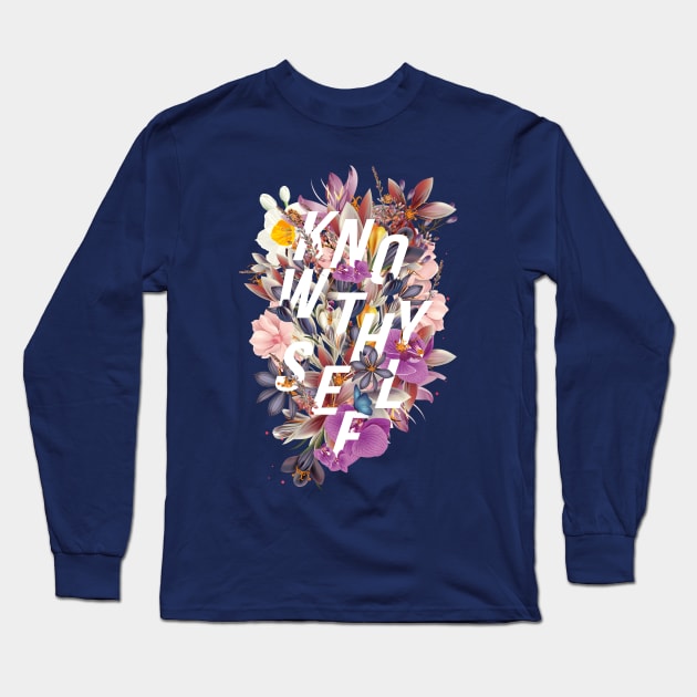 Know Thyself Long Sleeve T-Shirt by clothed_in_kindness